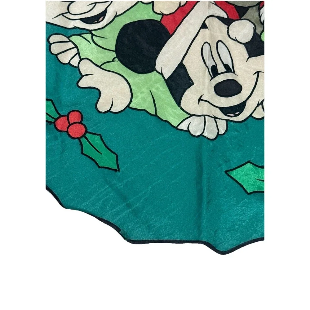 DISNEY Character Holidays Lot Of 2 Flags Christmas & Valentines LARGE YARD FLAG